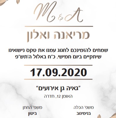 החתונה של מריאנה  & אלון