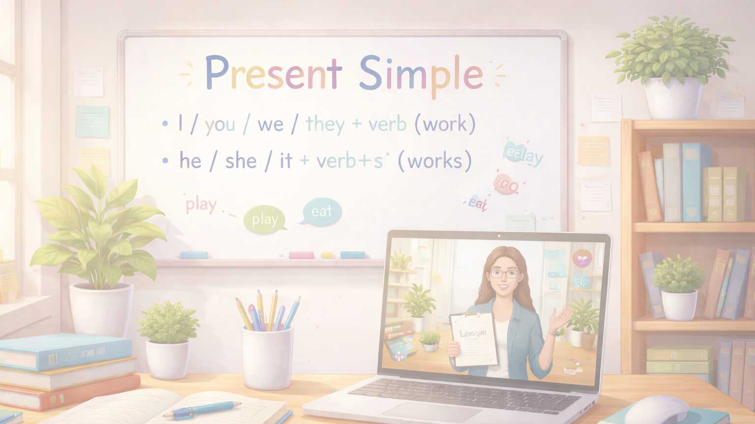 Present Simple – כל מה שצריך לדעת ב-60 דק' | מפגש Zoom | רונית בצלאל